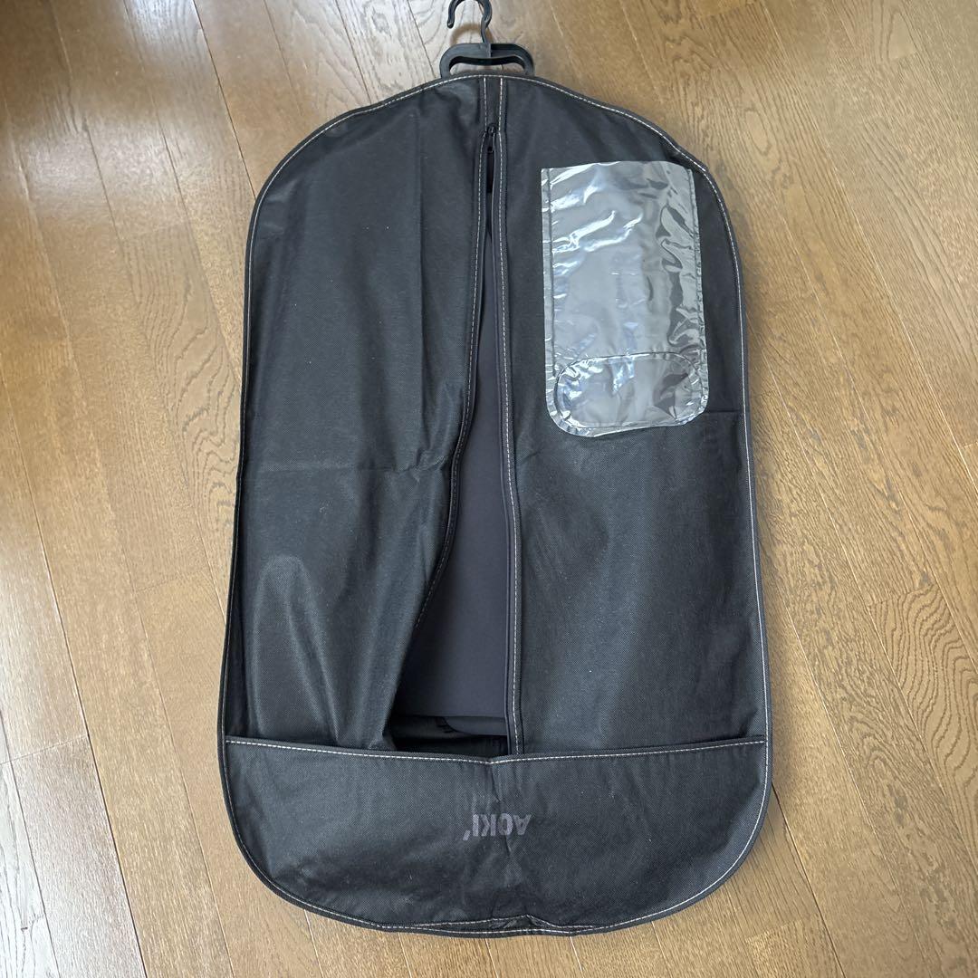 ②新品  アオキLES MUES  ノーカラージャケット テーパードパンツスーツ