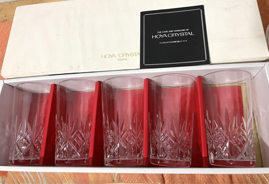 HOYA CRYSTAL クリスタルグラス 5個セット