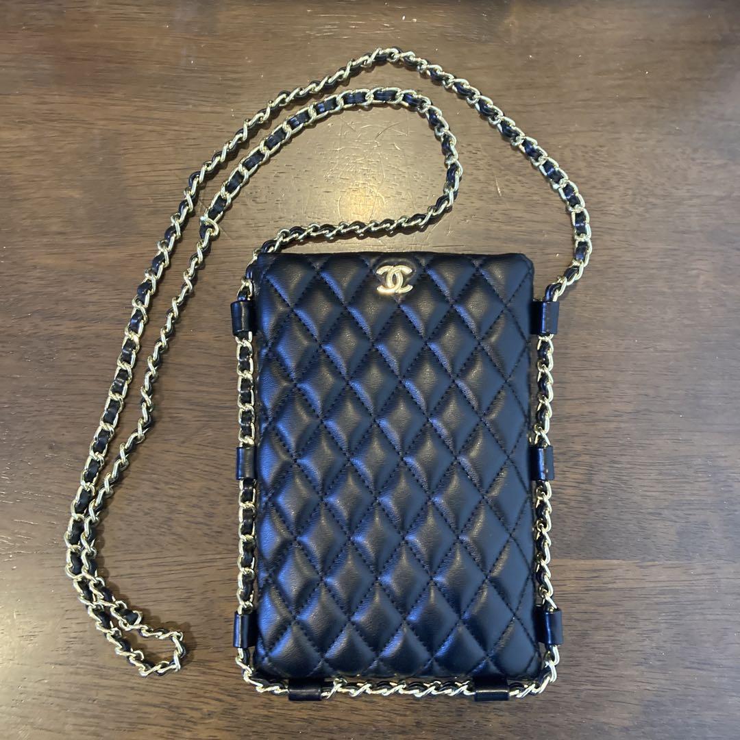 CHANEL ノベルティ チェーンポーチ 本日限定出品 新品未使用 CHANEL シャネル ノベルティ ポーチ チェーン付き