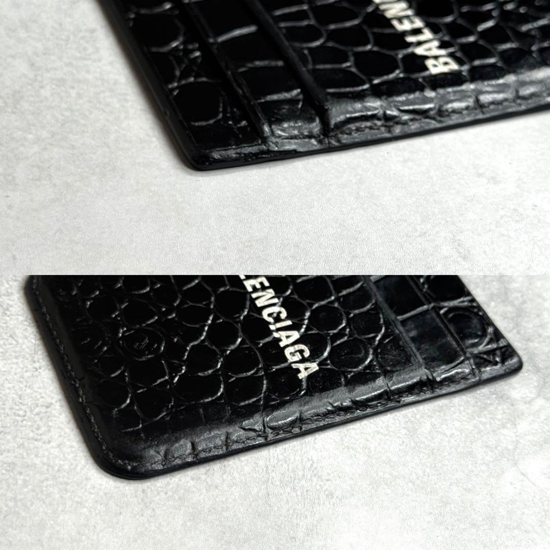 【現行】 BALENCIAGA / キャッシュマグネットカードホルダー ブラック