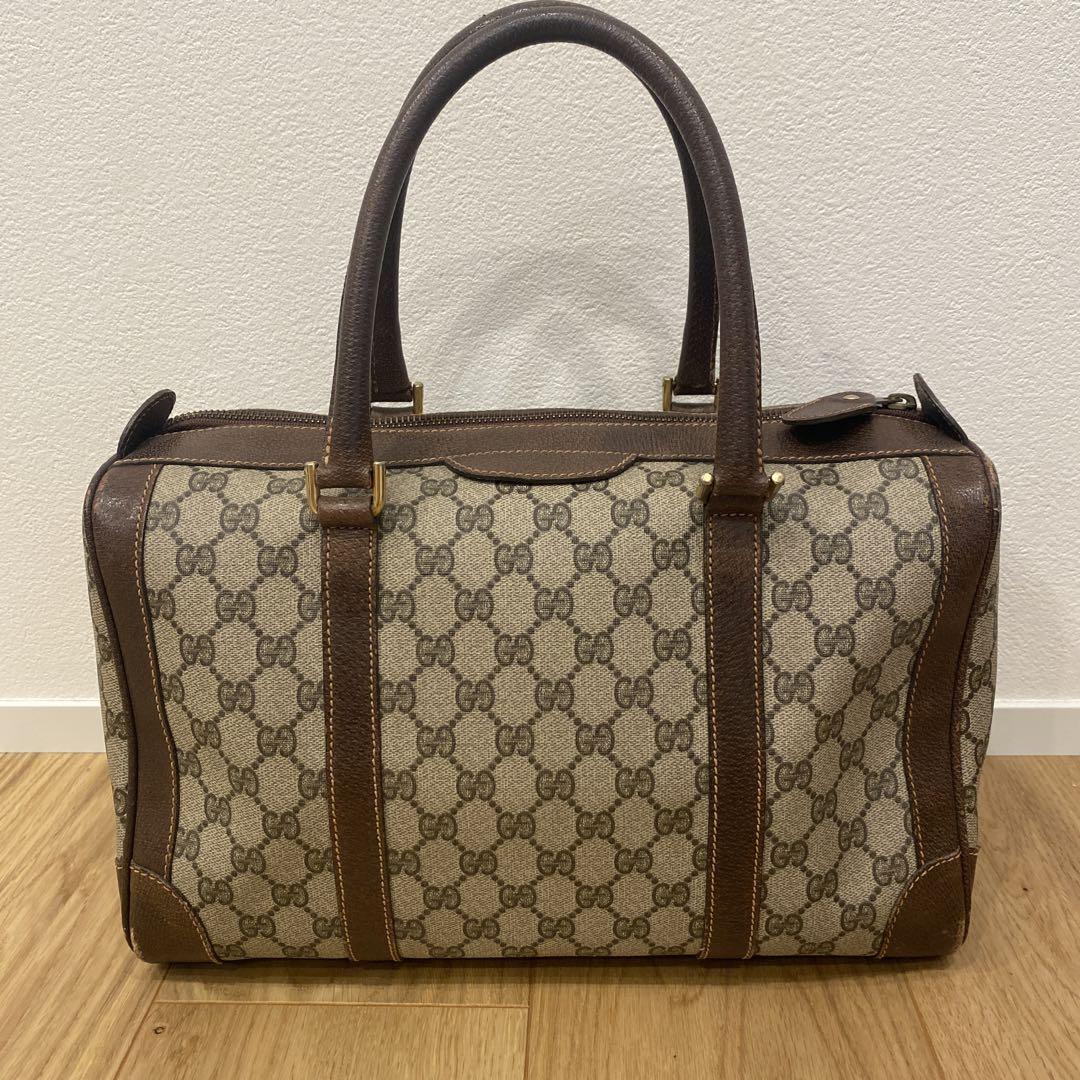 GUCCI GC柄 ハンドバッグ オールドグッチ