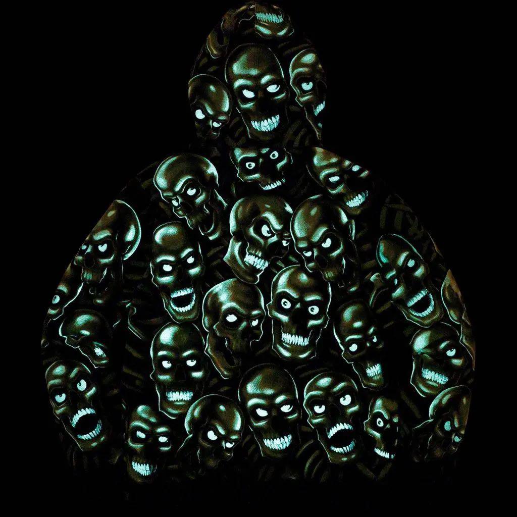 【M】Supreme Skull Pile Hooded Sweartshirt