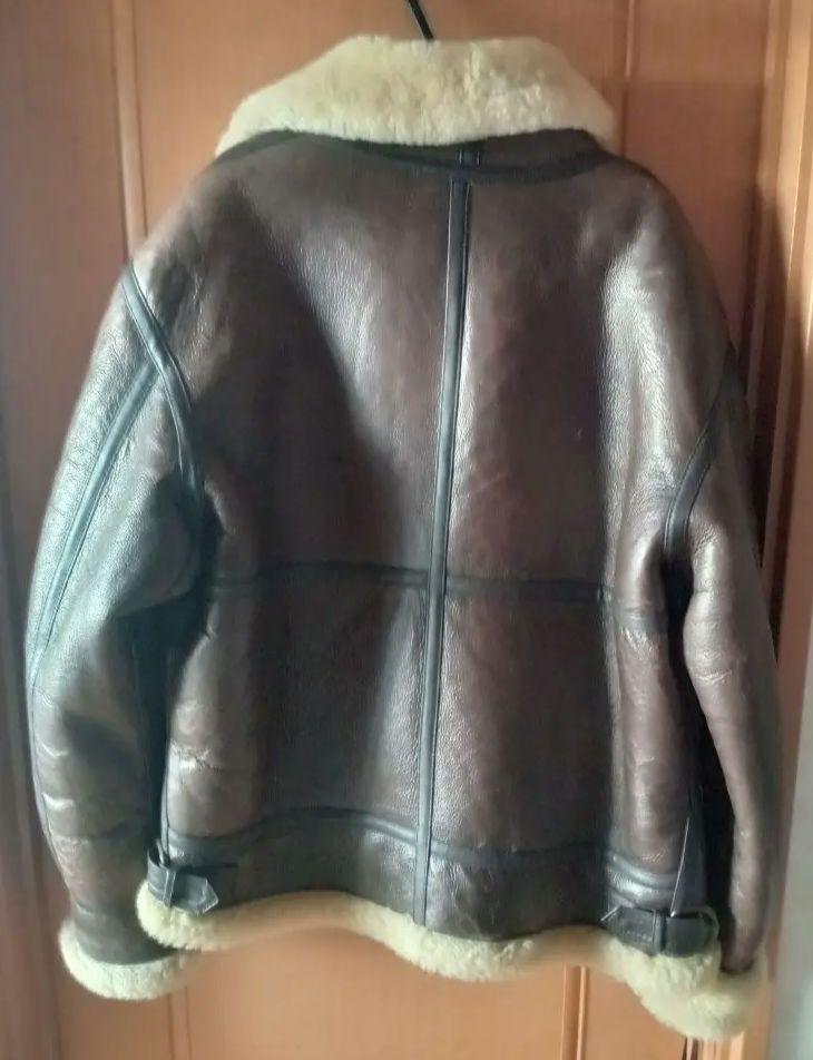 最終値下げ AIR FORCE B-3 LEATHER ムートン ジャケット