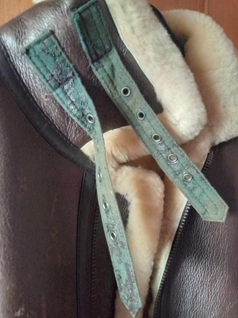 最終値下げ AIR FORCE B-3 LEATHER ムートン ジャケット