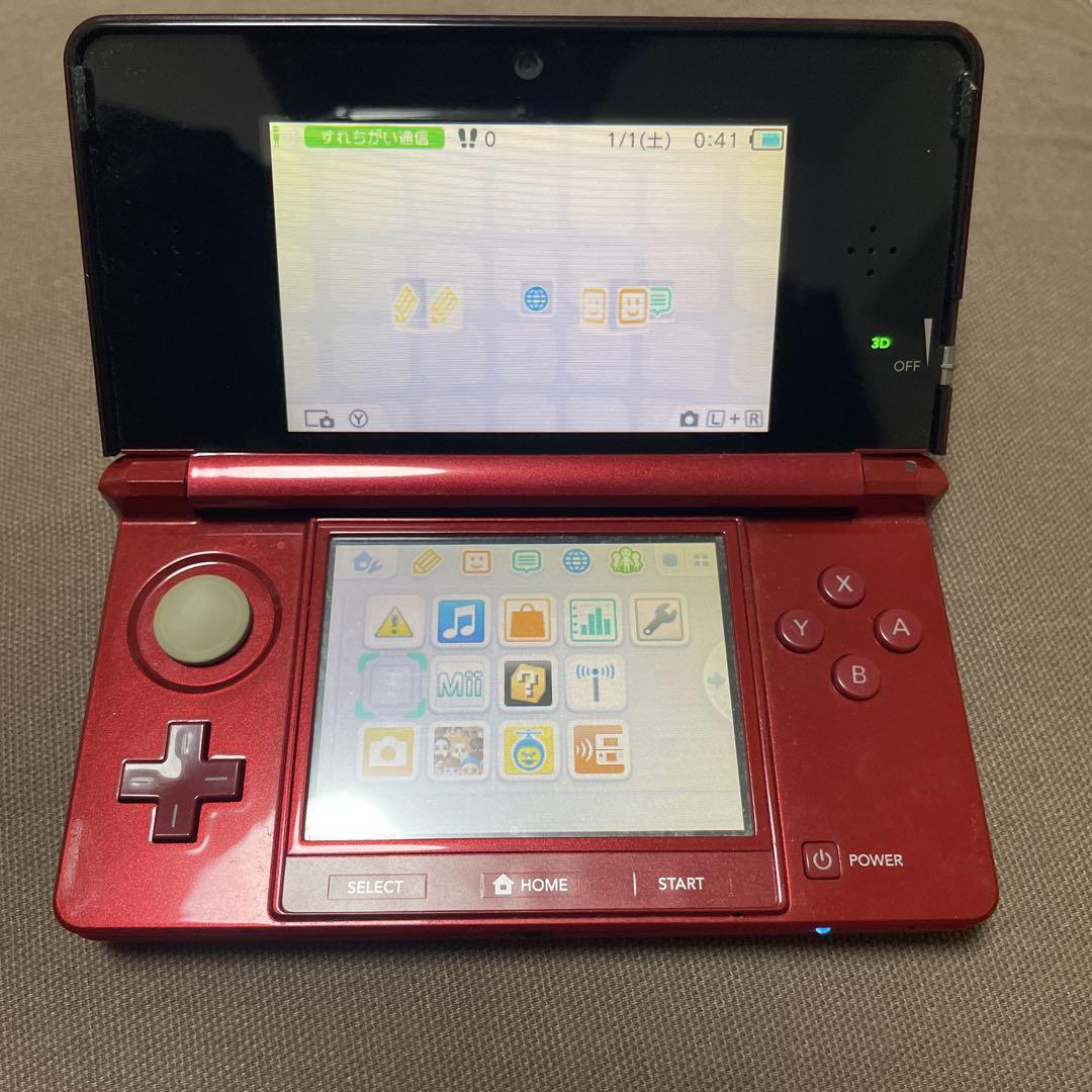 3DS赤 new 3ds ll 内蔵ソフト多数 SDカード64GB｜Yahoo!フリマ（旧