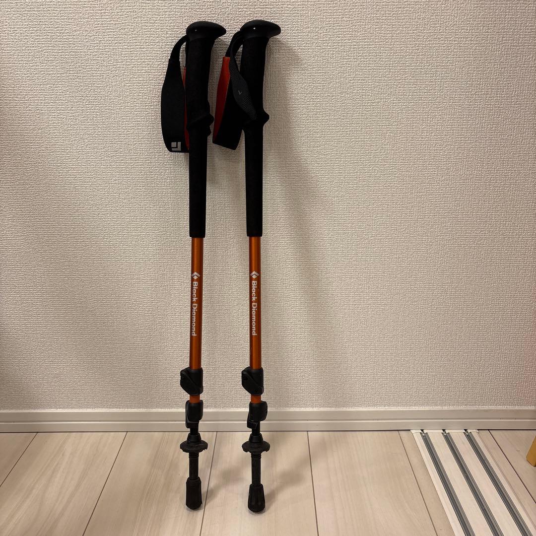 Black Diamond トレッキングポール オレンジ