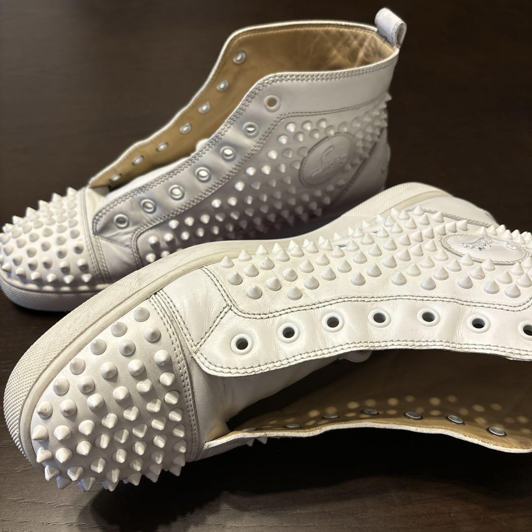Christian Louboutin スタッズスニーカー ホワイト 質屋かんてい局オンラインショップ / クリスチャンルブタン