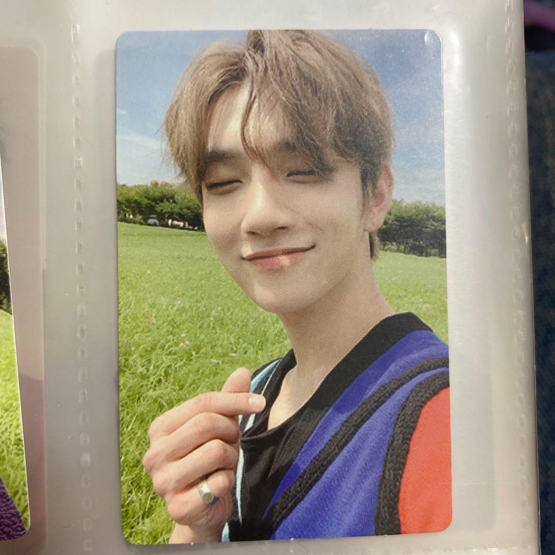 ウォヌ　サノク　an ode ベレー帽　hope トレカ seventeen ウォヌ an ode hopeベレー帽 トレカ - メルカリ