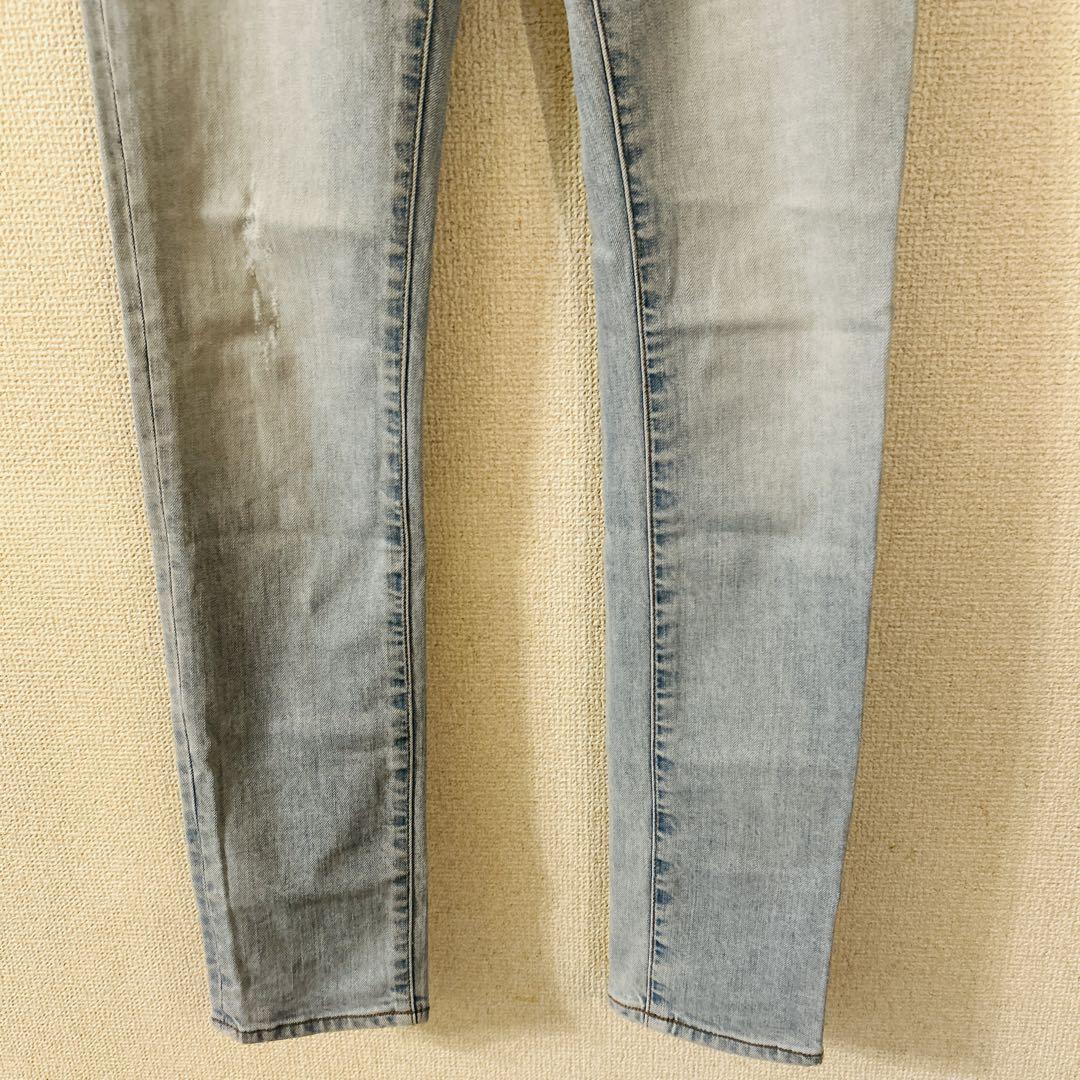 BALMAIN バルマン　ライトブルー　スキニーデニム