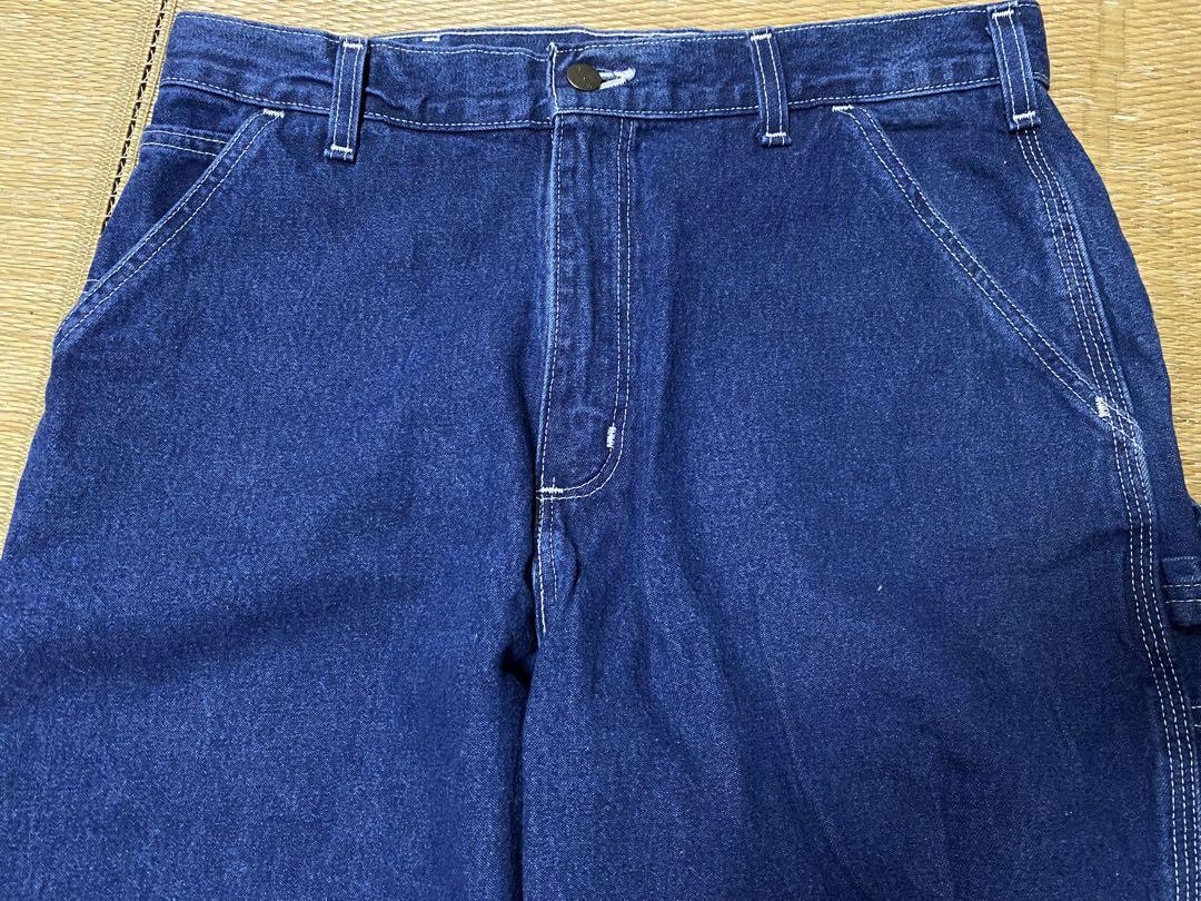 Carhartt ワークパンツ 濃紺 4ポケット　34×30