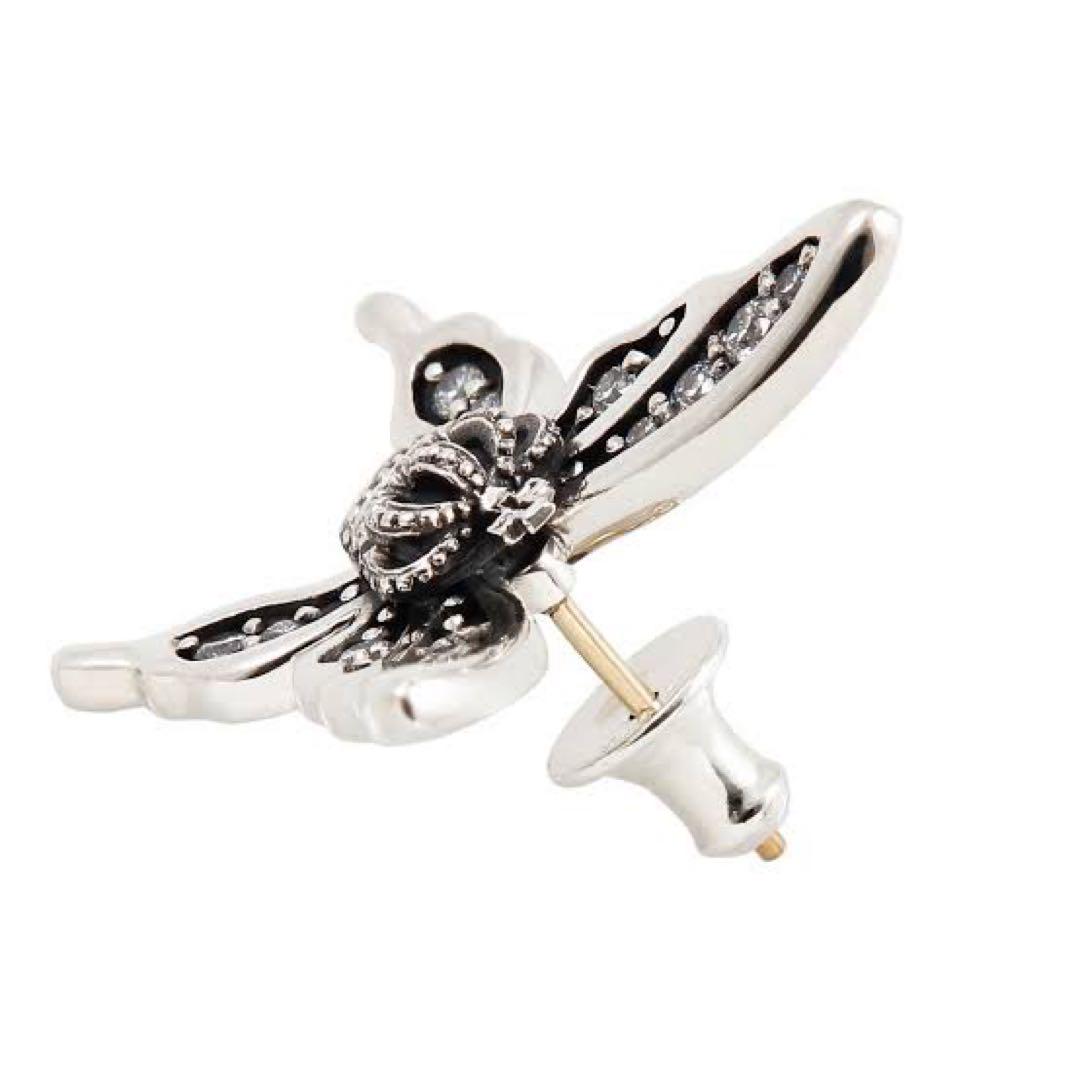 廃盤品JUSTINDAVIS CROWN BUTTERFLYピアス 蝶 ピアス - メルカリ
