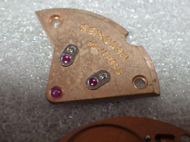 セイコー　マーベル　手巻き　19石　赤機械　ムーブメント　ジャンク