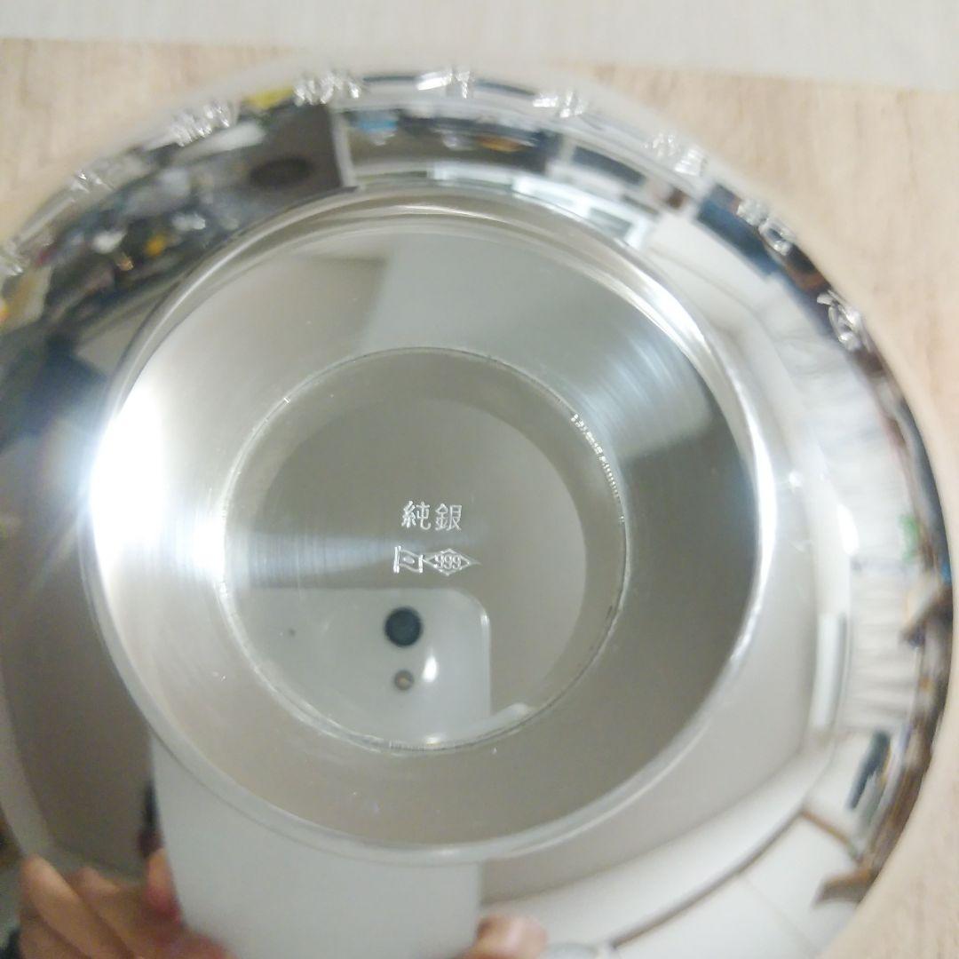 防衛大臣　永年勤続者　表彰記念　純銀盃