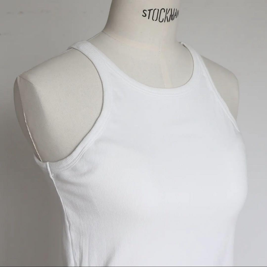 gypsohila American Sleeve Tank ホワイト　M 新品 gypsohila Sleeve Tank ホワイト M 新品送料 無料 通販