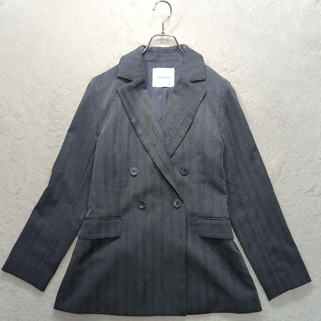 ラグナムーン✨　柳橋唯コラボ　テーラードジャケット Ｓ グレイ