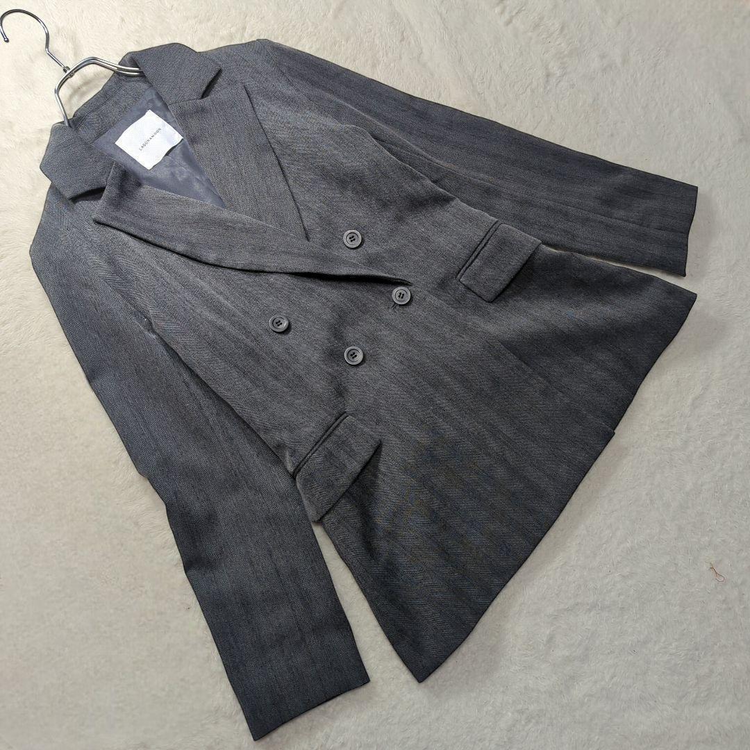 ラグナムーン✨　柳橋唯コラボ　テーラードジャケット Ｓ グレイ