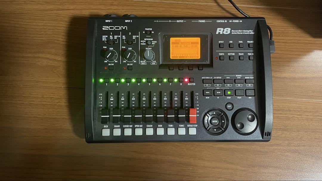 ZOOM R8 同期演奏に