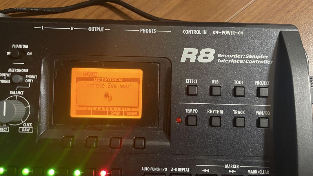 ZOOM R8 同期演奏に