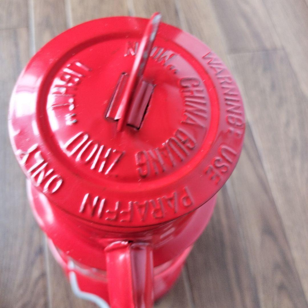 赤いオイルランタン目立った傷や汚れなし HRDEVELOPMENT_JP