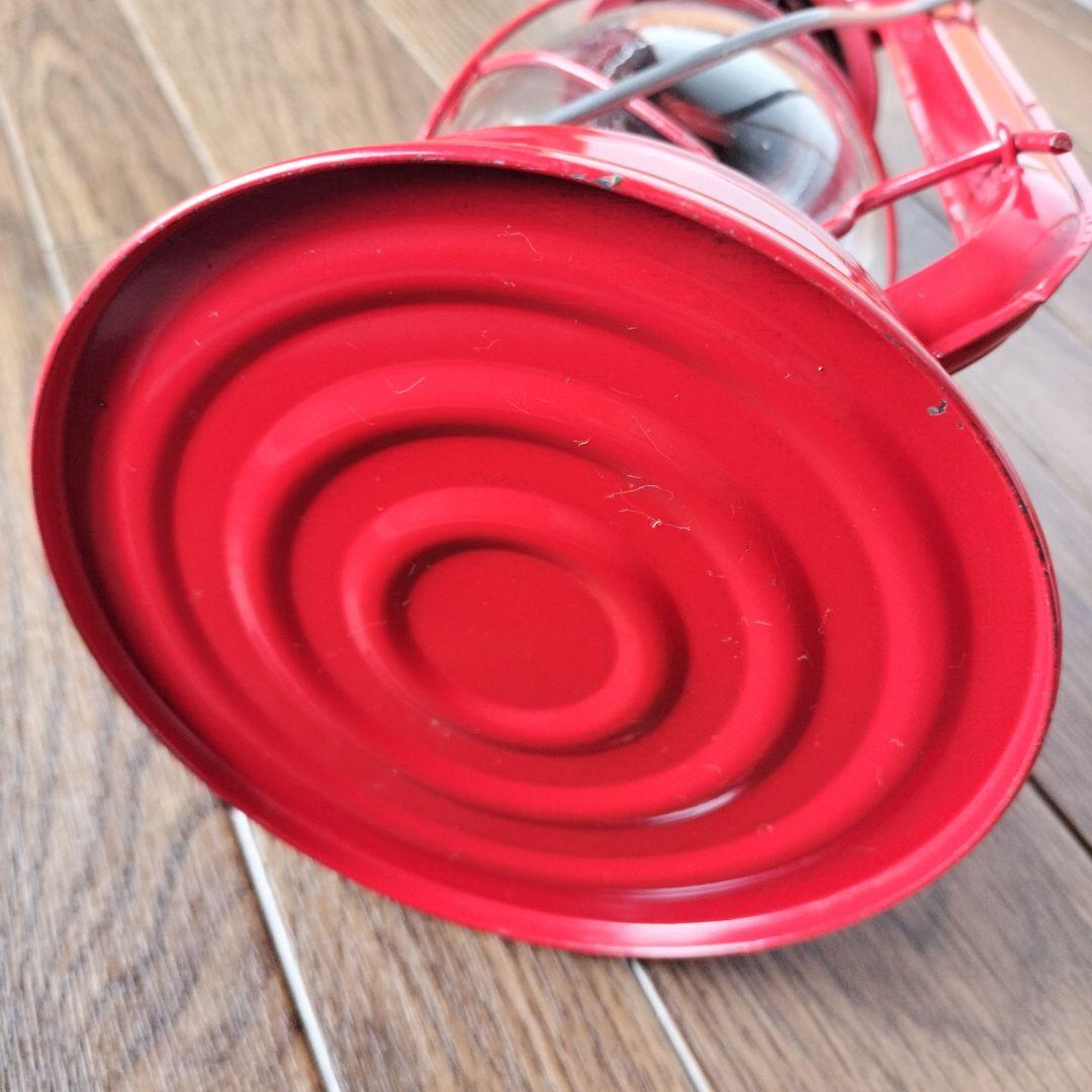 赤いオイルランタン目立った傷や汚れなし