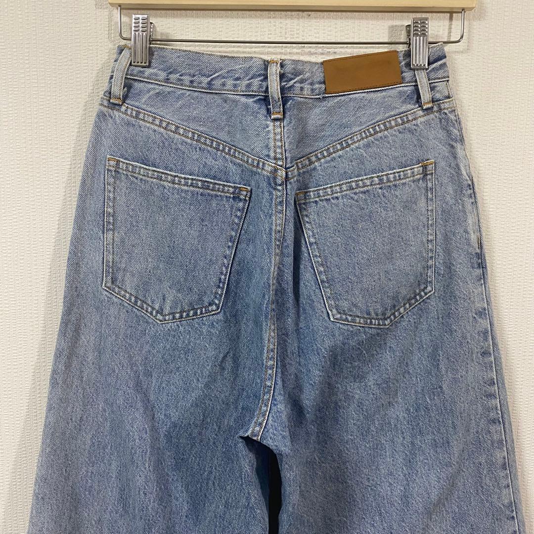 アールアンドシー　&RC　カーヴィーデニムパンツ　サイズ38　ブルー　ジーンズ