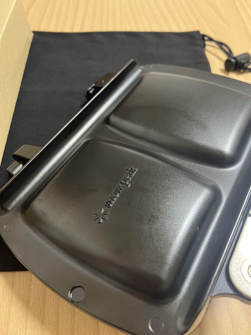 snow peak ホットサンドクッカー トラメジーノ　ブラックPG-120