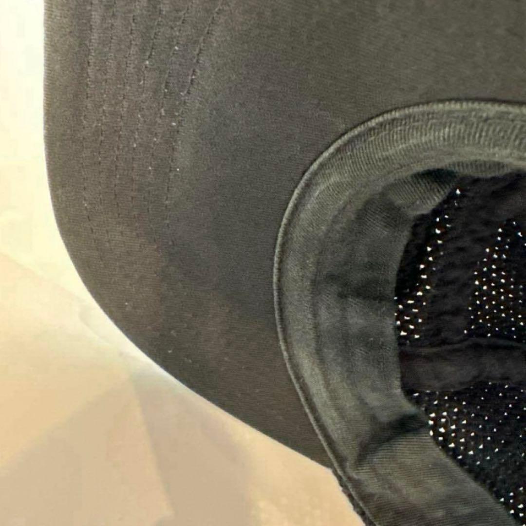 Supreme ブラック メッシュ キャップ 帽子 黒 シュプ シュプリーム