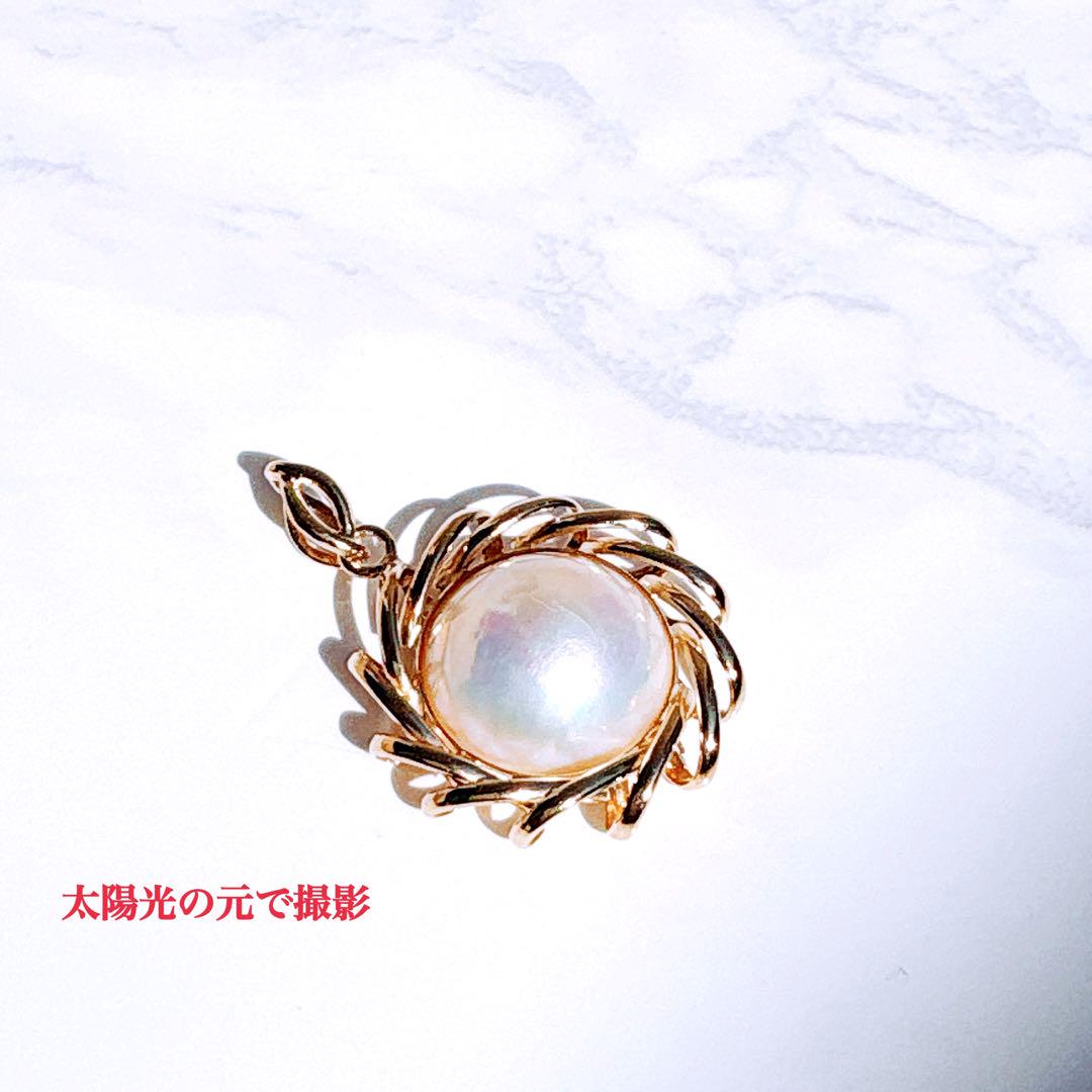 未使用品】K18 マベパール ネックレストップ - メルカリ