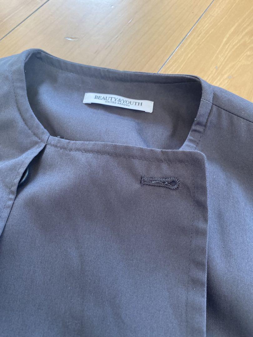 BEAUTY&YOUTH UNITED ARROWS ノーカラートレンチ＆ジレ