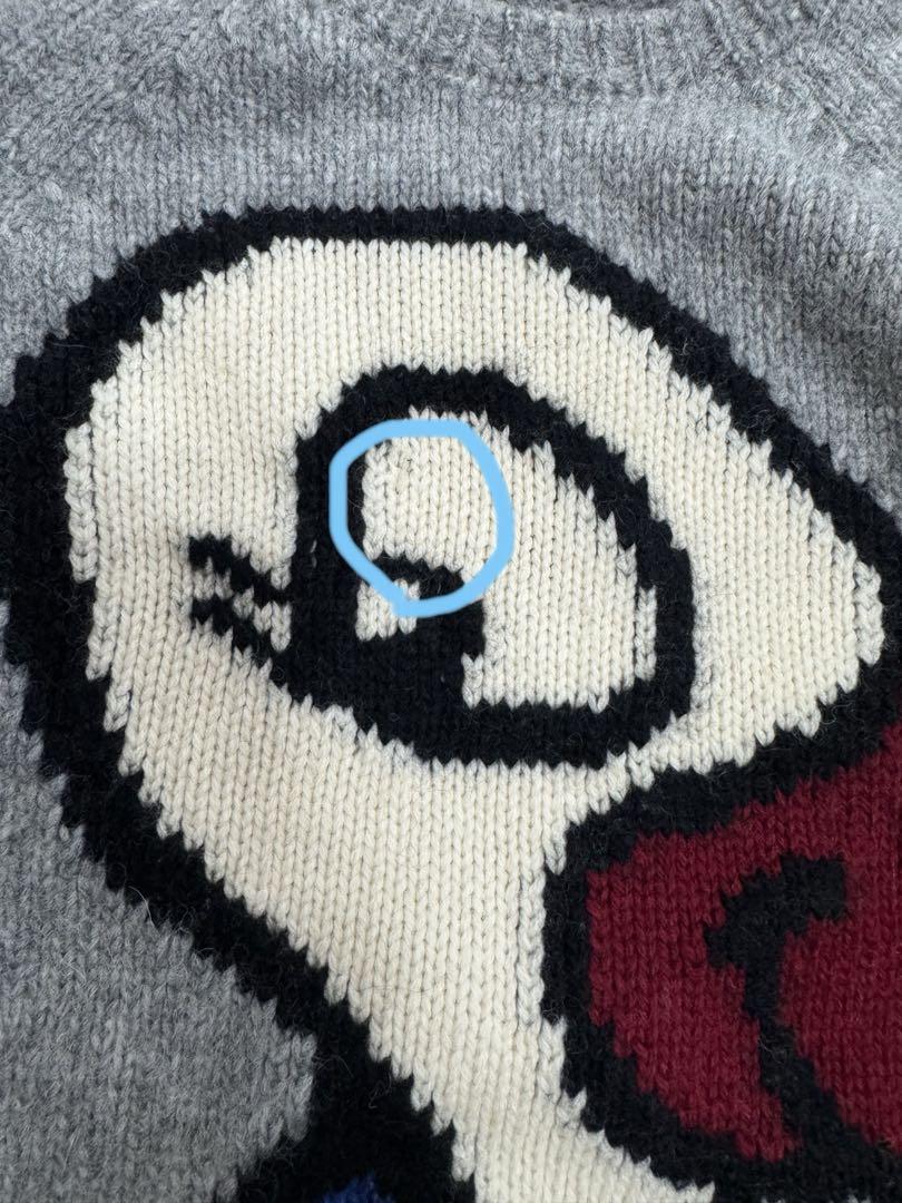 MONCLER モンダック柄　アルパカセーター