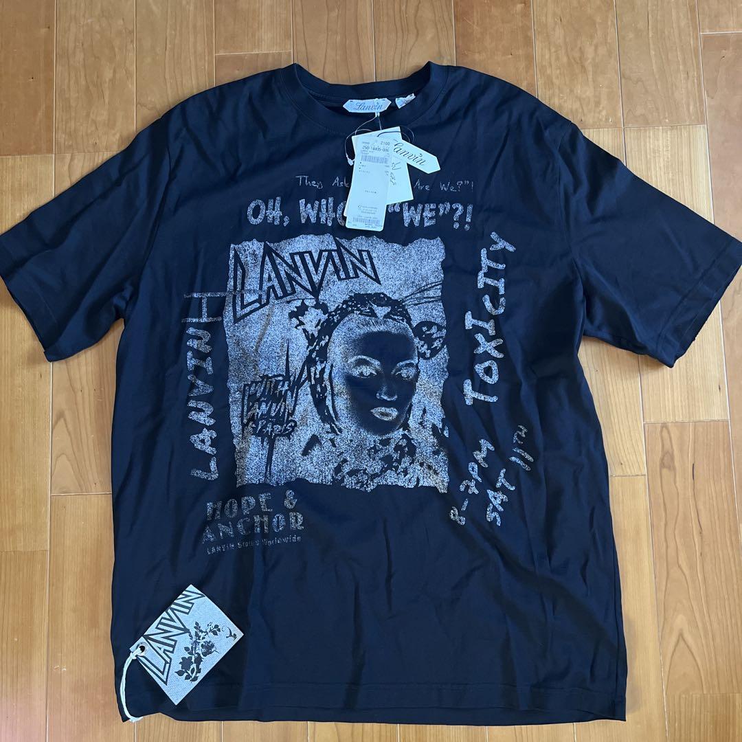 LANVIN グラフィックプリントクルーネックTシャツ Men's designer and luxury t-shirt - Lanvin