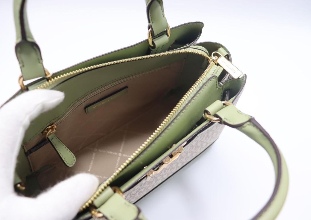 新品タグ付き マイケルコース REED ベルテッドバッグ MKシグネチャー