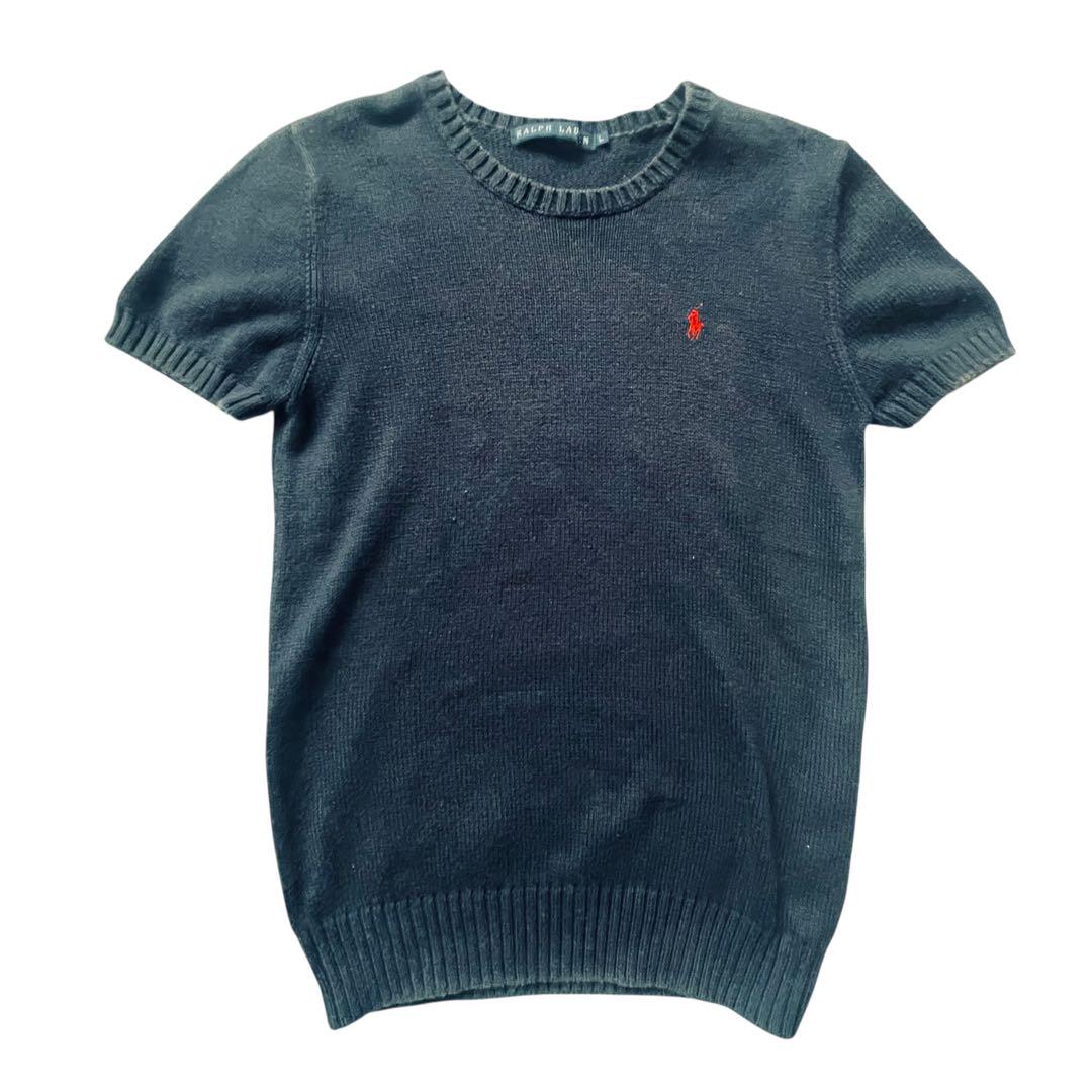Ralph Lauren ラルフローレン 半袖 ネイビー サマー ニット