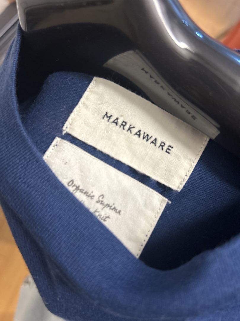 MARKAWARE ネイビー Tシャツ ポケット付き Size 2
