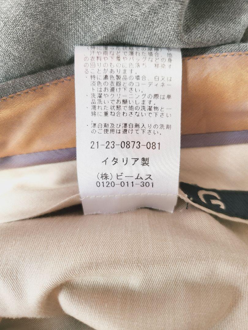 SALE新作 上質 パンツ グレー 42 イタリア製 Dg1AU-m16405762365 GERMANO PER BEAMS F 超特価安い