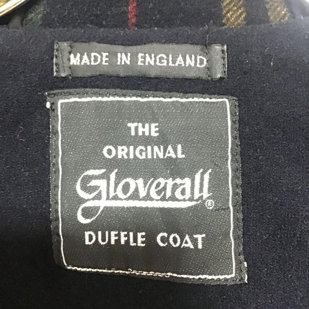 グローバーオール　ダッフルコート　メンズ　チェック　３４　イギリス製