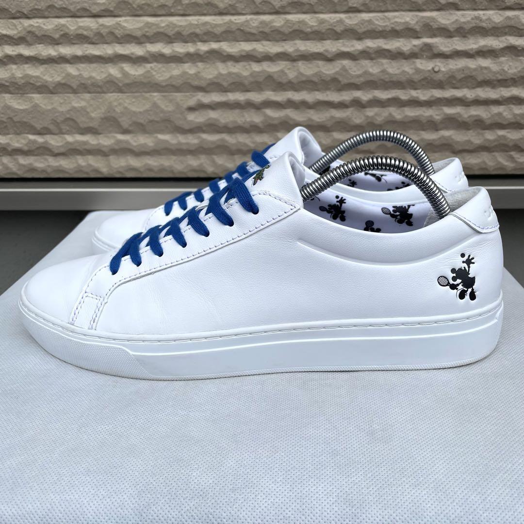 【LACOSTE】ワニロゴ刺繍 ロートップ スニーカー 26.5cm限定 希少 極美品 LACOSTE Disney コラボ 刺繍ロゴ スニーカー - メルカリ