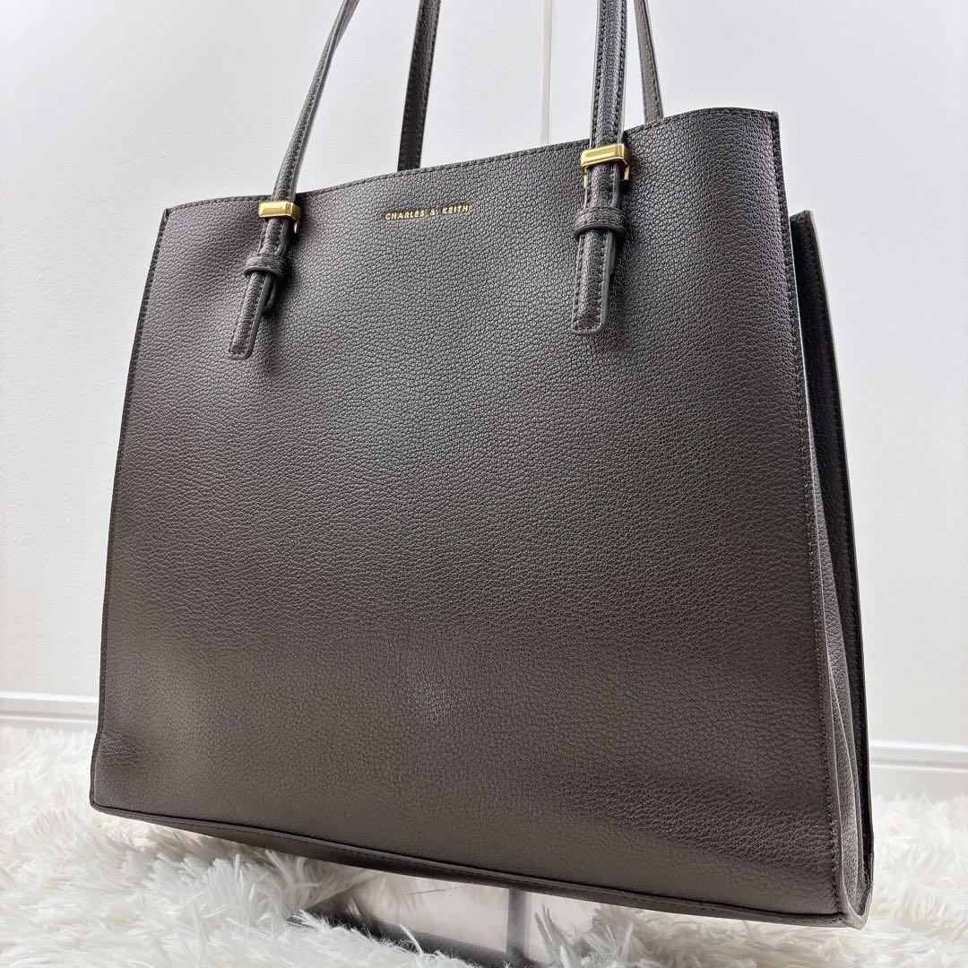 級 CHARLES KEITH クラシックダブルハンドル トートバッグCharles Keith