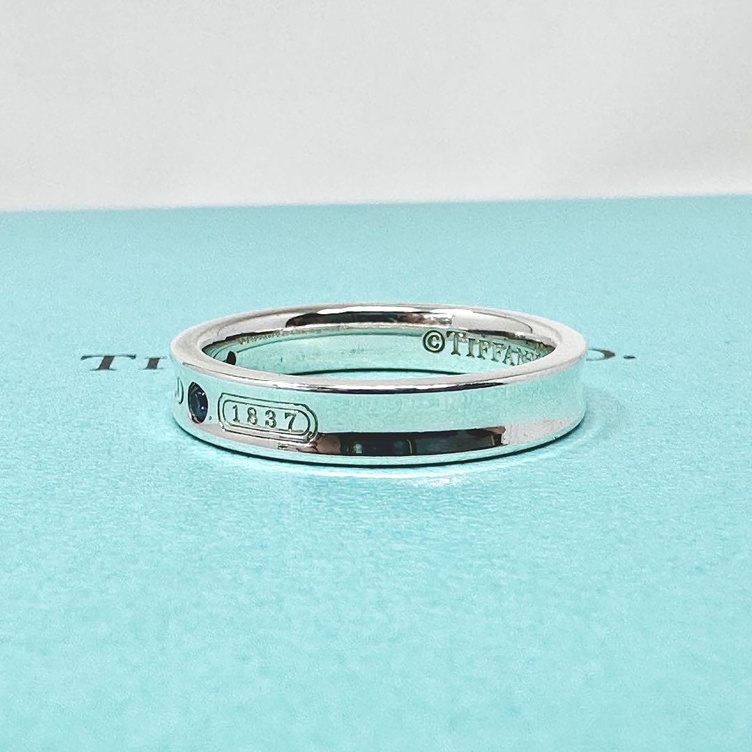 Tiffany 1837 モンタナ　サファイア　シルバー　リング　17号