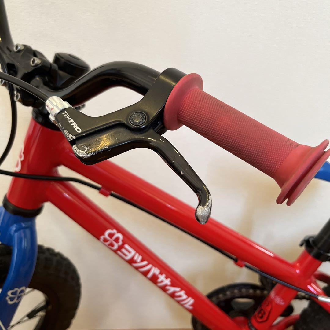 【静岡県中部直接渡し】ヨツバサイクル 16インチ ヒーローレッド