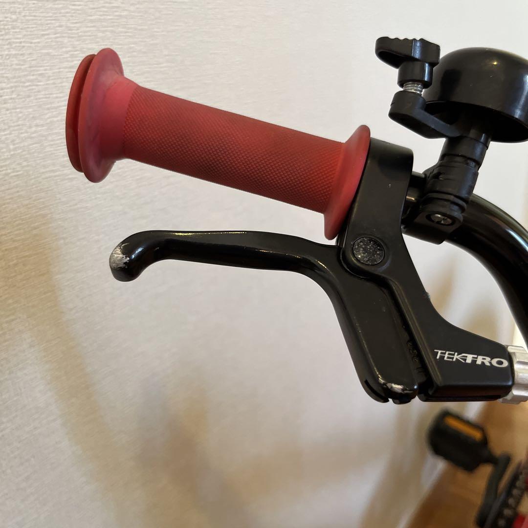 【静岡県中部直接渡し】ヨツバサイクル 16インチ ヒーローレッド