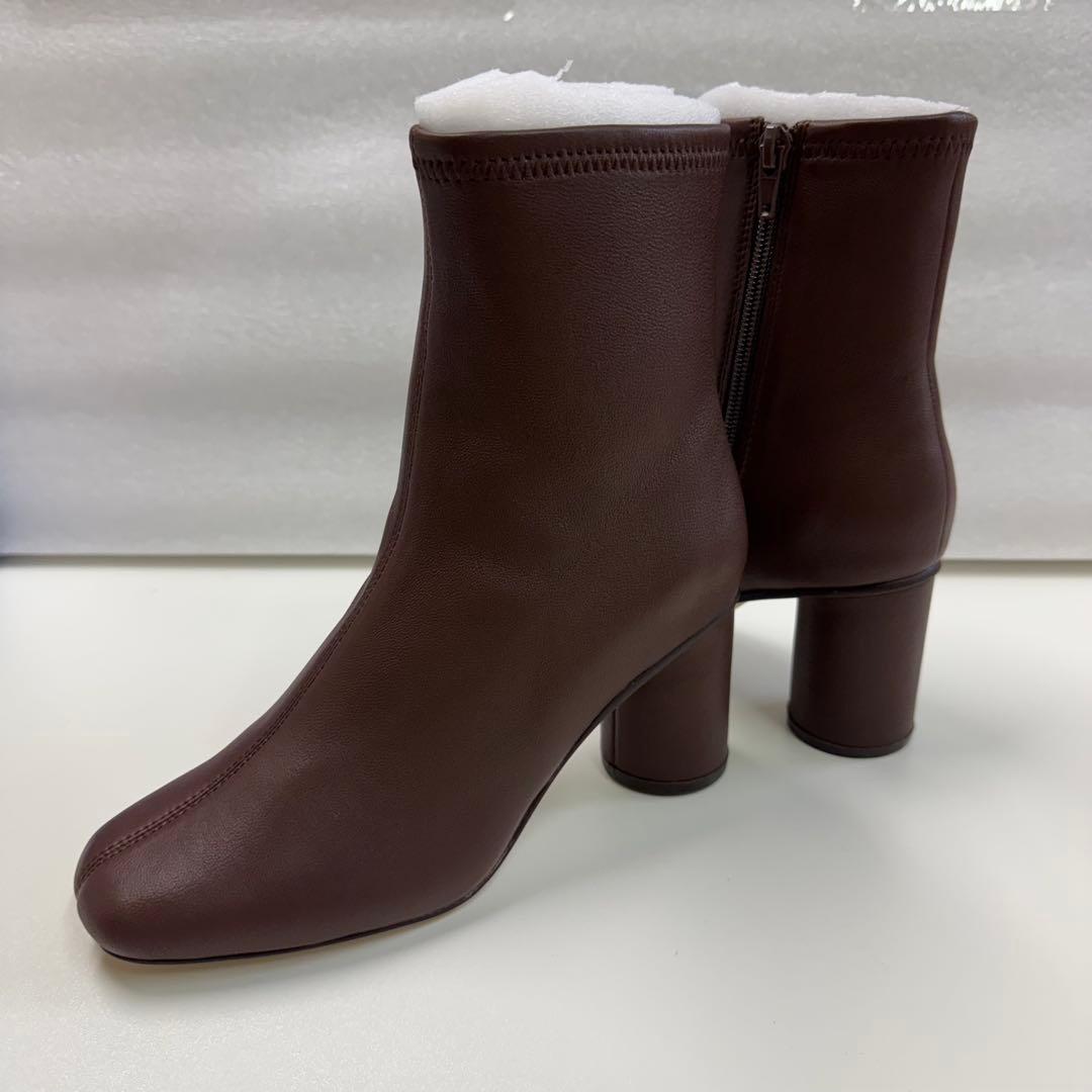 フレイアイディー　ストレッチ　ショート　ブーツ　ブラウン　36
