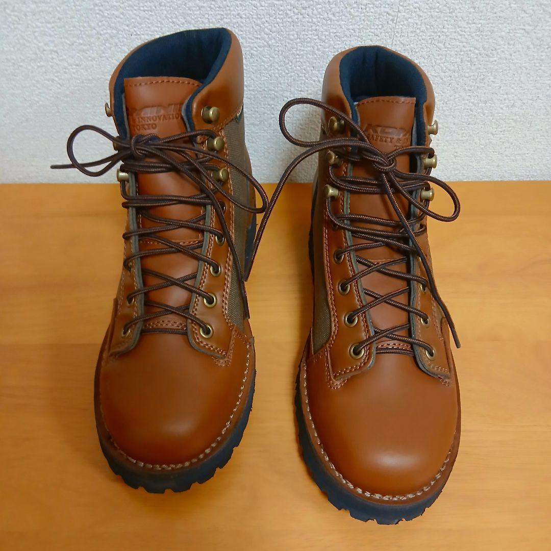 【美品】KOMINE GORE-TEX ワークブーツ ブラウン 25.5cm
