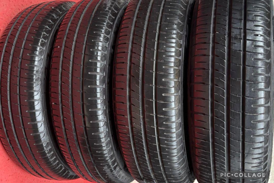 バリ山DUNLOP夏タイヤ社外15インチホイール185/65R15 ４本セット。