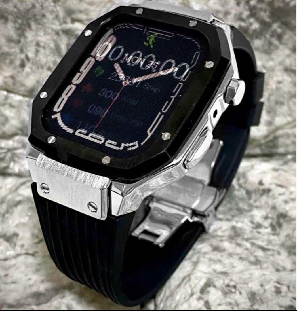 421. Apple Watchカバーケースアップルウォッチラバーバンドベルト