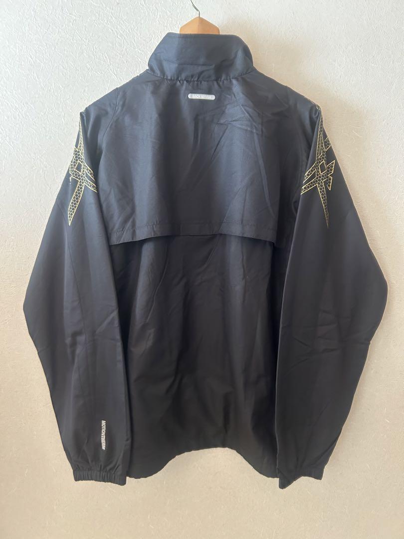 上下セット　ASICS アシックス　ブラック ウインドブレーカー