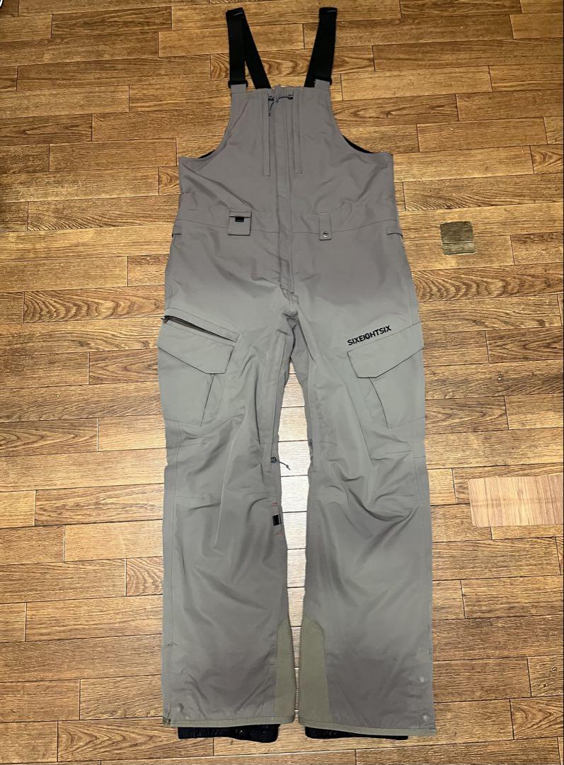 【美品】686 シックスエイトシックス スノーボードウエア 23-24 上下 L