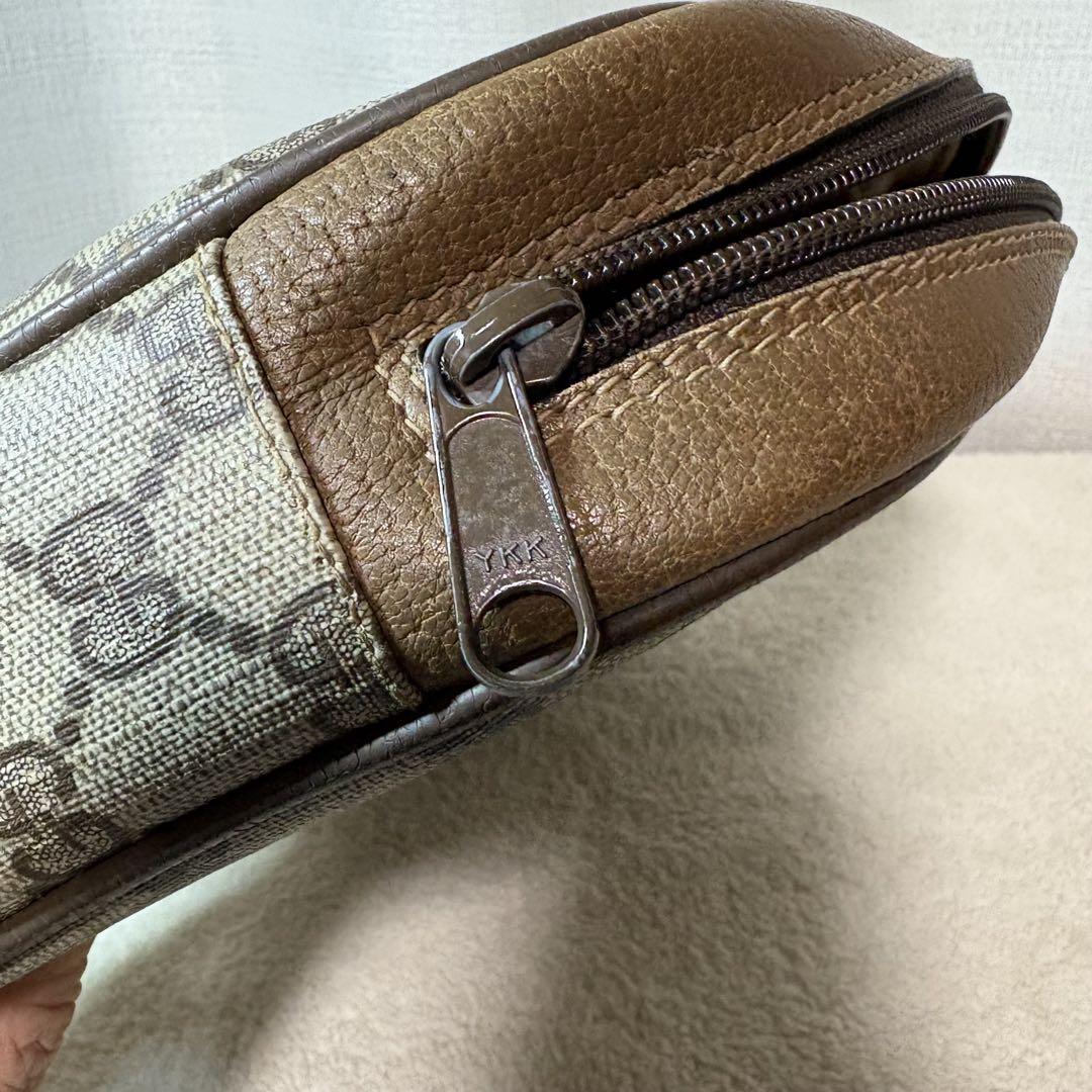 【美品】グッチGUCCI GG柄　セカンドバッグ　シェリーライン