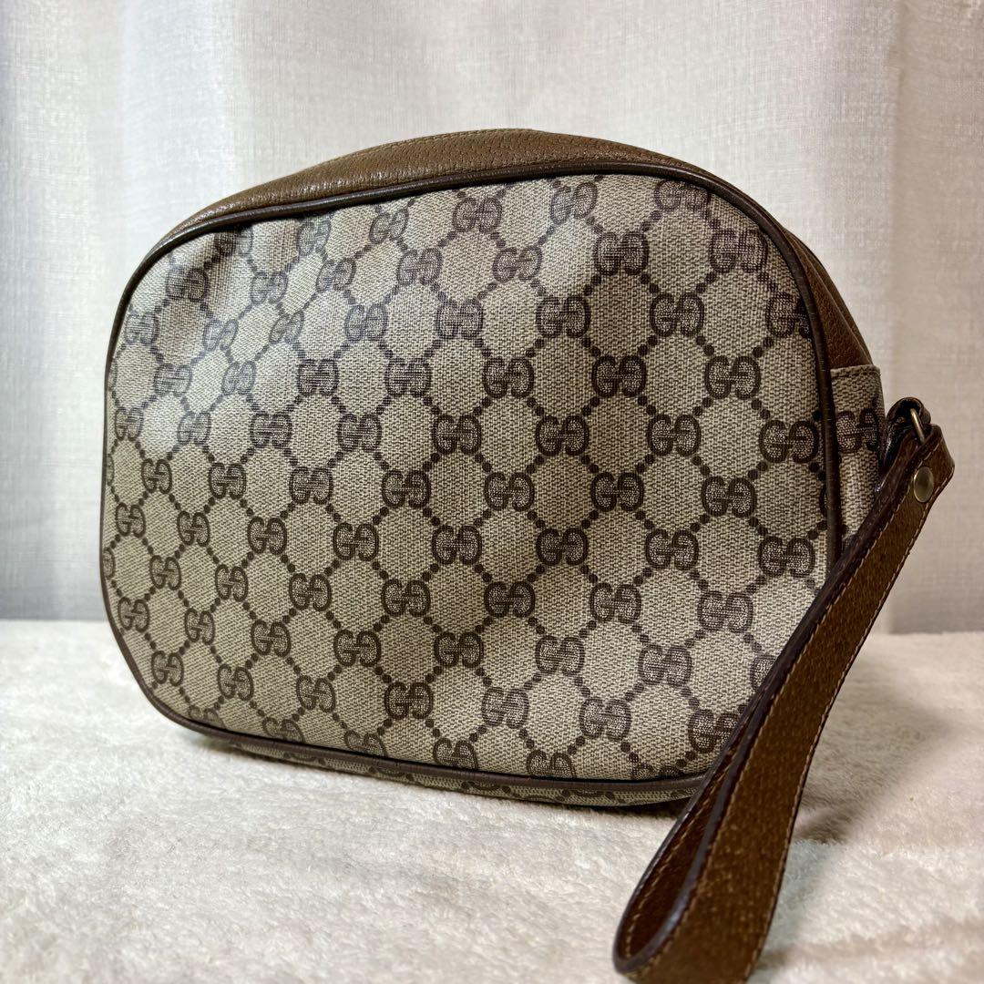 【美品】グッチGUCCI GG柄　セカンドバッグ　シェリーライン