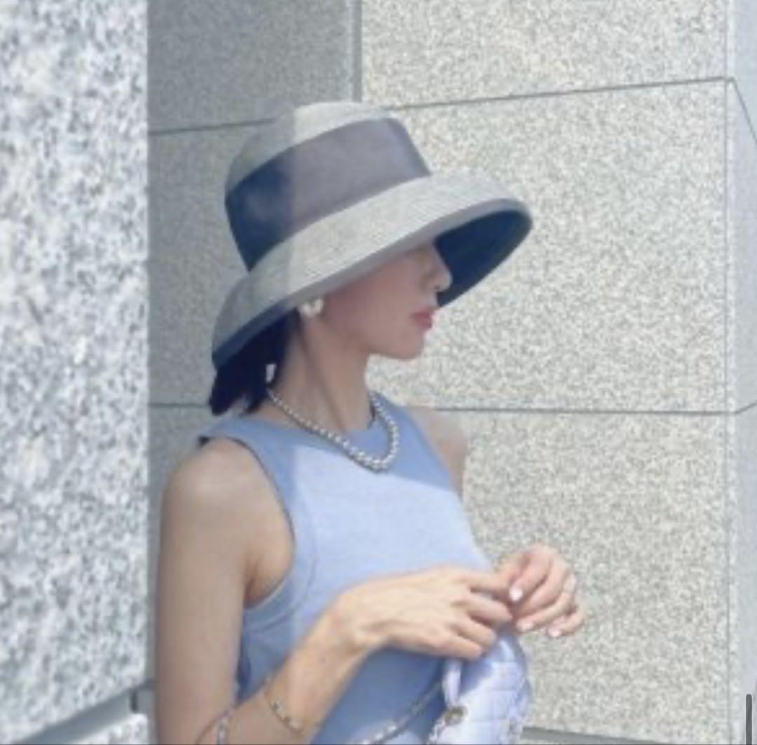 HIAND 遮光付きカサブランカHAT - メルカリ